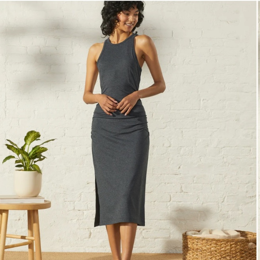 UpWest Go-to Tank Dress in Soot